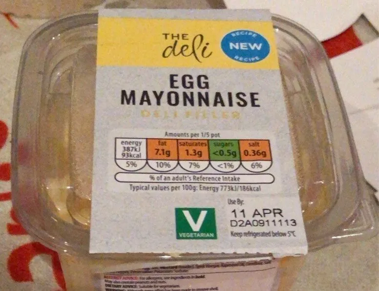 EGG MAYONNAISE DELI FILLER