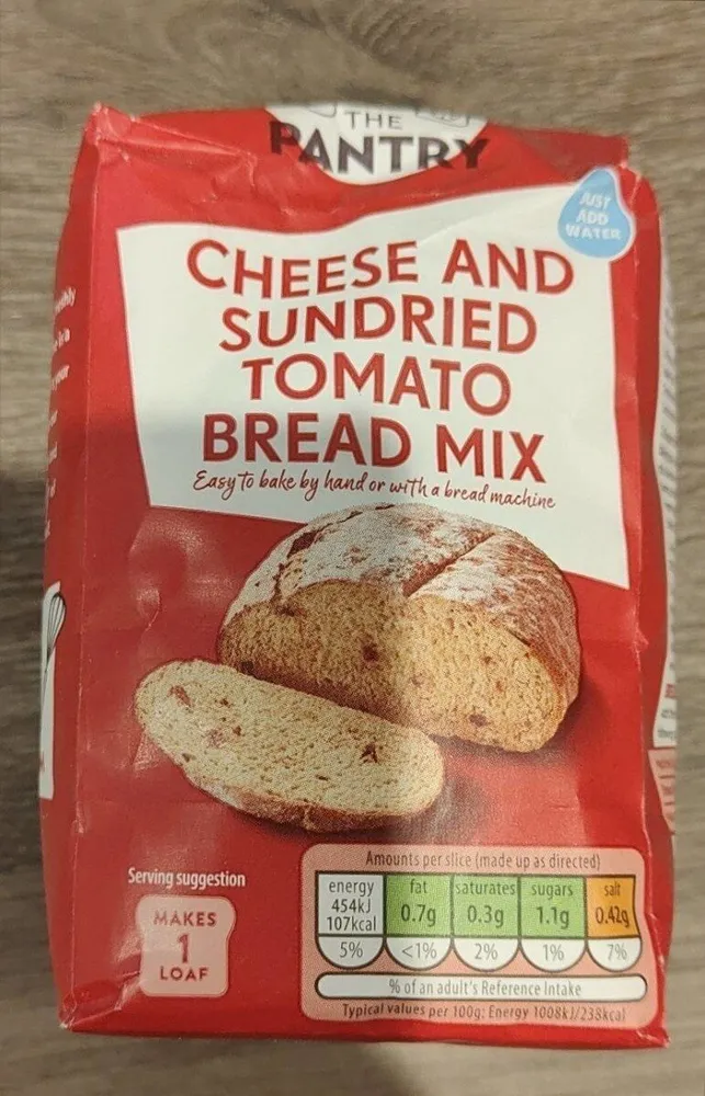 Cheese and sundried tomato bread mix