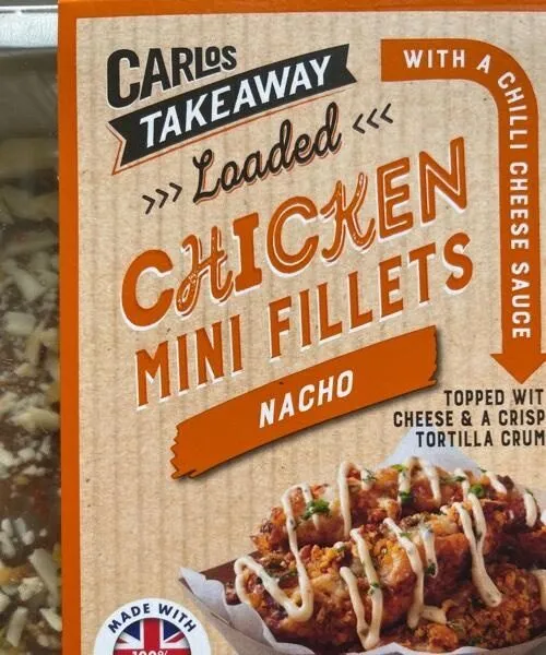 Chicken mini fillets nacho chilli cheese
