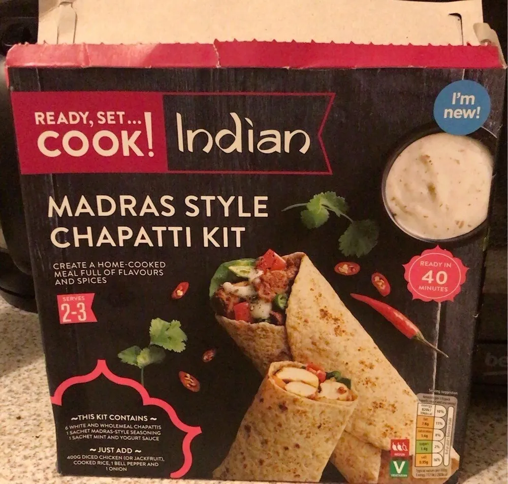 Madras style chapatti kit