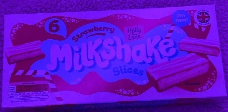 strawberry milkshake slices