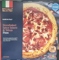 Stonebaked Spicy Salami and Nduja Pizza