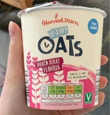 Instant Oats - Mixed Berry Flavour
