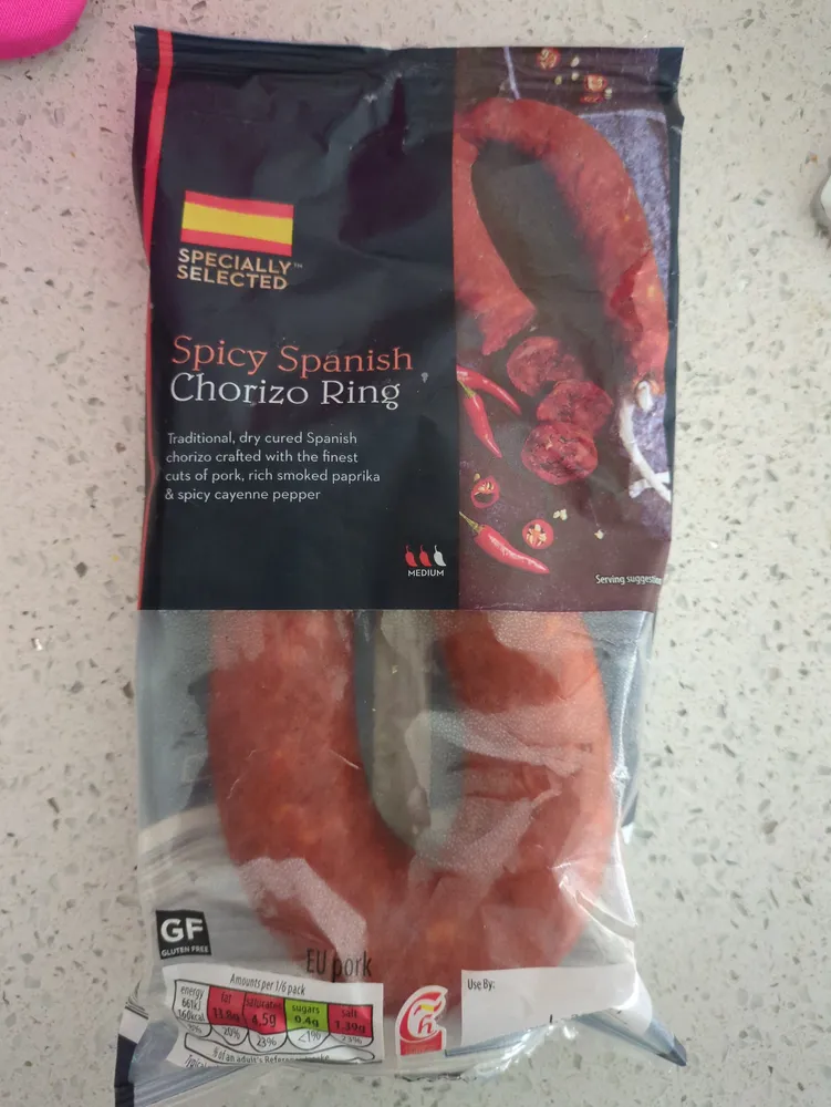 Spicy Spanish Chorizo Ring