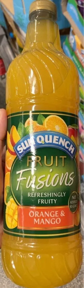 UN QUENCH FRUIT FUSIONS ORANGE & MANGO REFRESHINGL