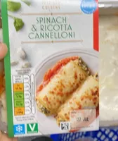 Spinach and ricotta cannelloni