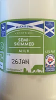 Semi skimmed milk