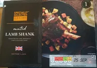 minted lamb shank