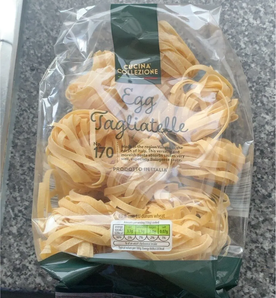 Egg tagliatelle