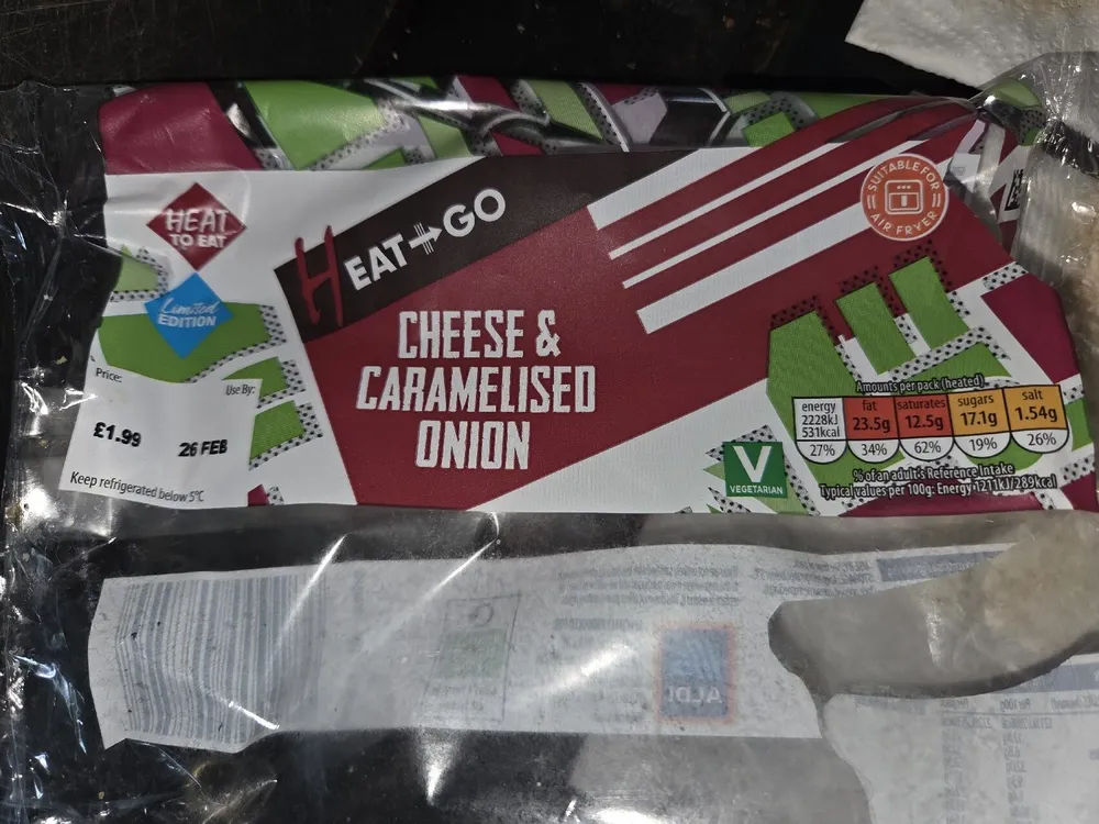 Cheese And Caramelised Onion
