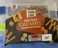 Salted caramel loaded brownies