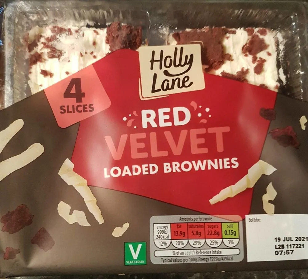 Red Velvet Loaded Brownies