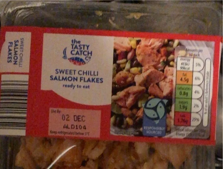 Sweet chilli salmon flakes