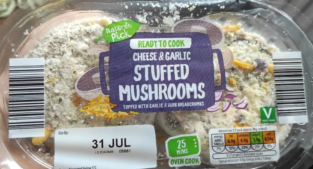 Stuffed mushrooms
