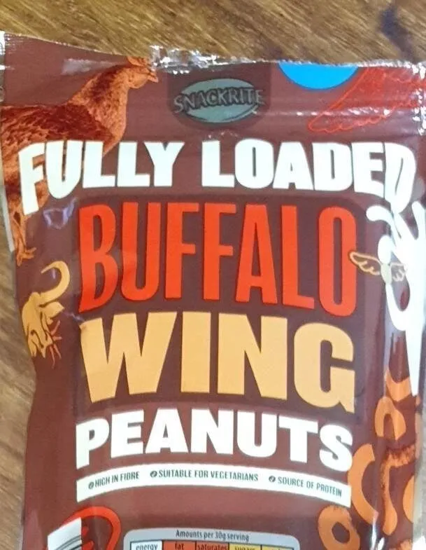Fully loaded buffalo wing peanuts