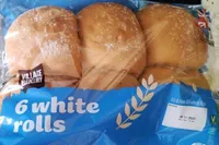 6 white rolls