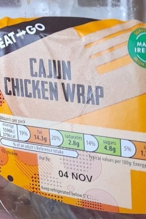 CAJUN CHICKEN WRAP