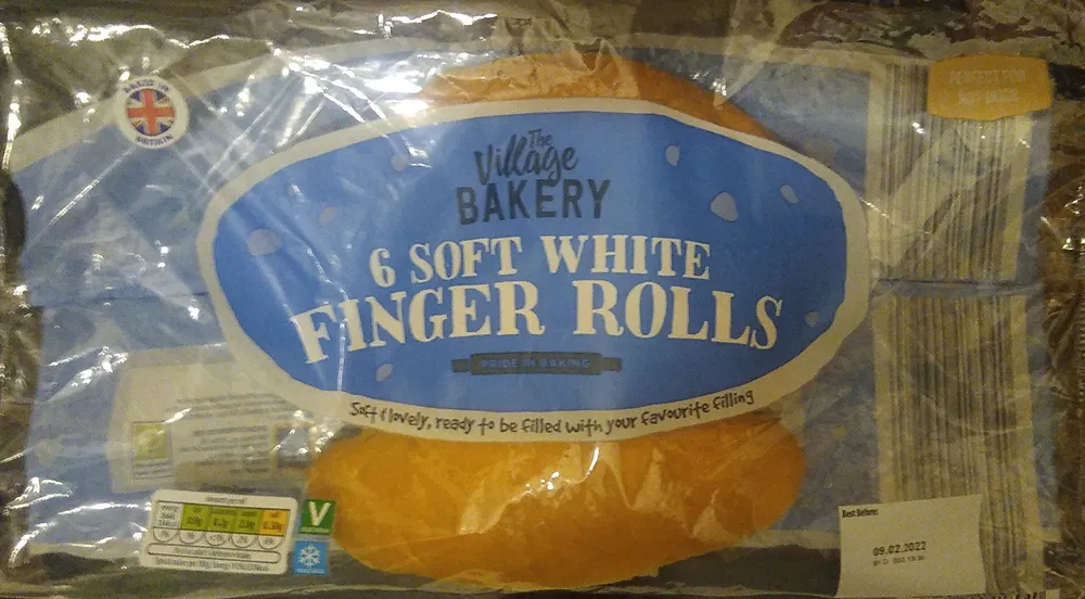 Soft White Finger Rolls