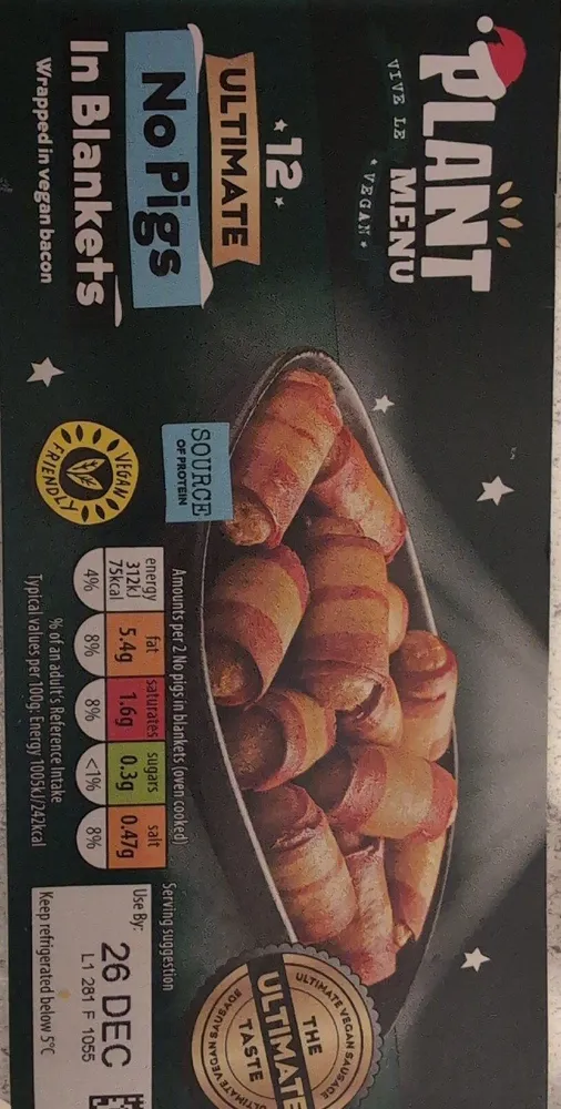 No pigs in blankets