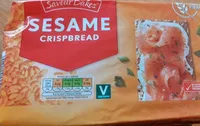 Sesame crispbread