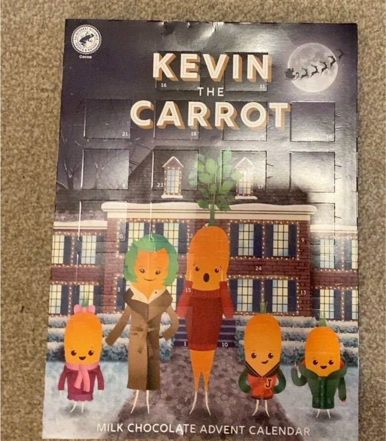 Kevin the carrot advent calender