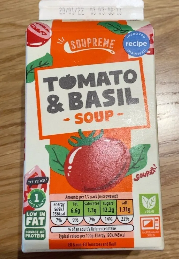 Tomato & Basil Soup