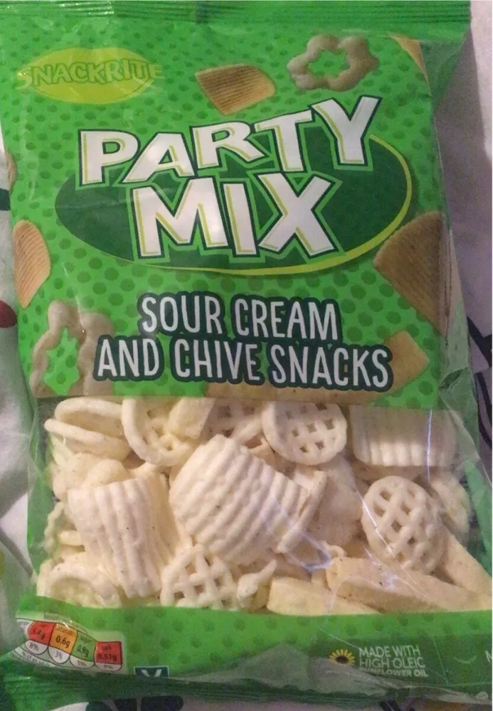 sour cream and chive snacks