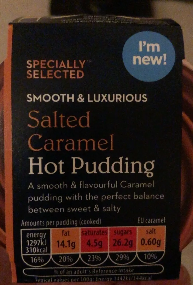 Salted Caramel Hot Pudding