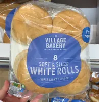 Soft & Sliced White Rolls