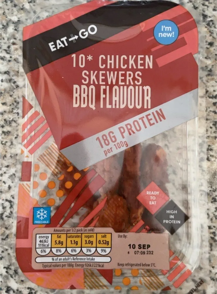 BBQ Flavour Chicken Skewers