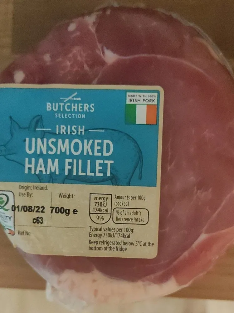 Unsmoked ham fillet