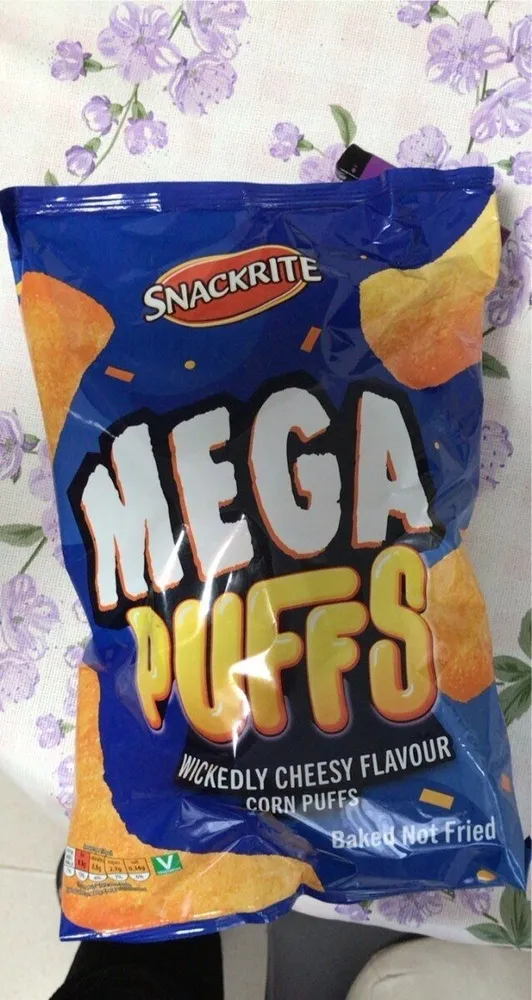 MEGA PUFFS WICKEDLY CHEESY FLAVOUR CORN PUFFS