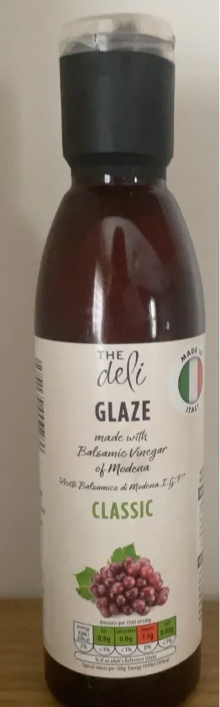 Glaze made with Balsamic Vinegar