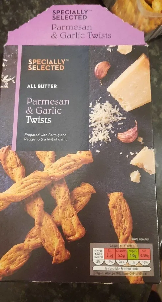 Parmesan & Garlic Twists