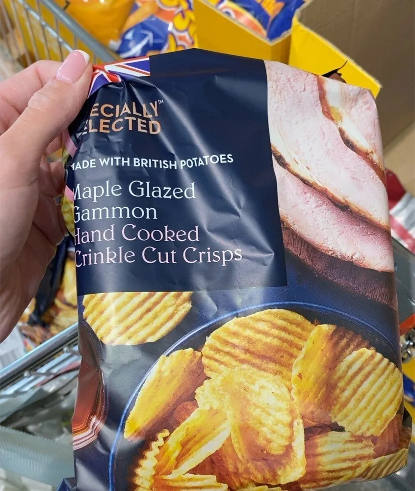 Maple glazed crisps