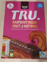 Tru Raspberry Vegan Fruit and Nut Bars
