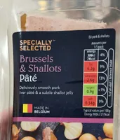 Brussels and shallots pate