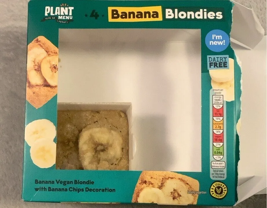 Banana Blondies