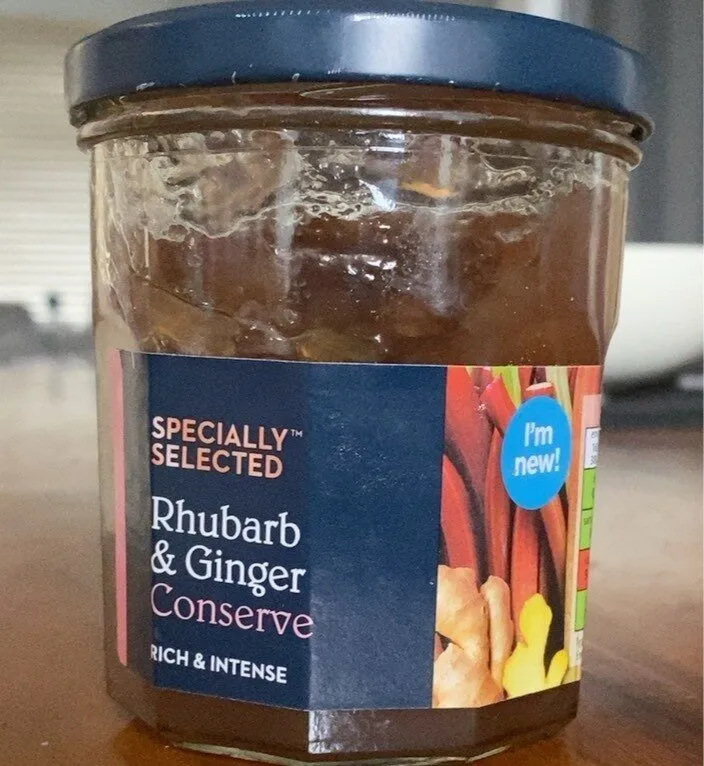 Rhubarb and ginger conserve