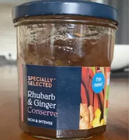 Rhubarb and ginger conserve