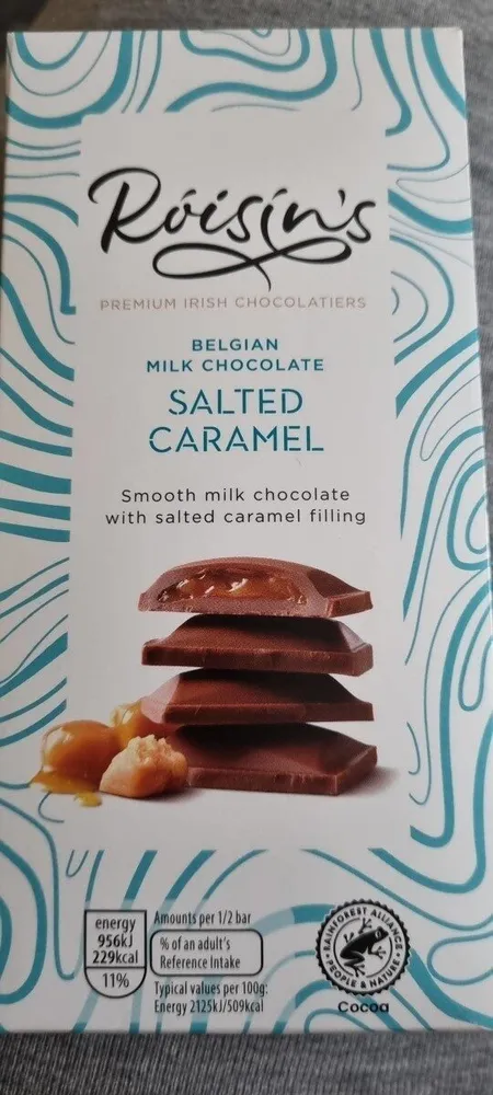 Roisín's Belgian Milk Chocolate Salted Caramel