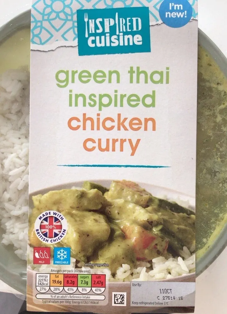 Green Thai Inspired Chicken Curry