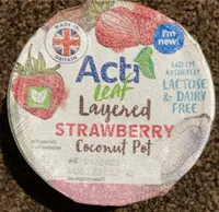 Acti Leaf layered Strawberry coconut pot