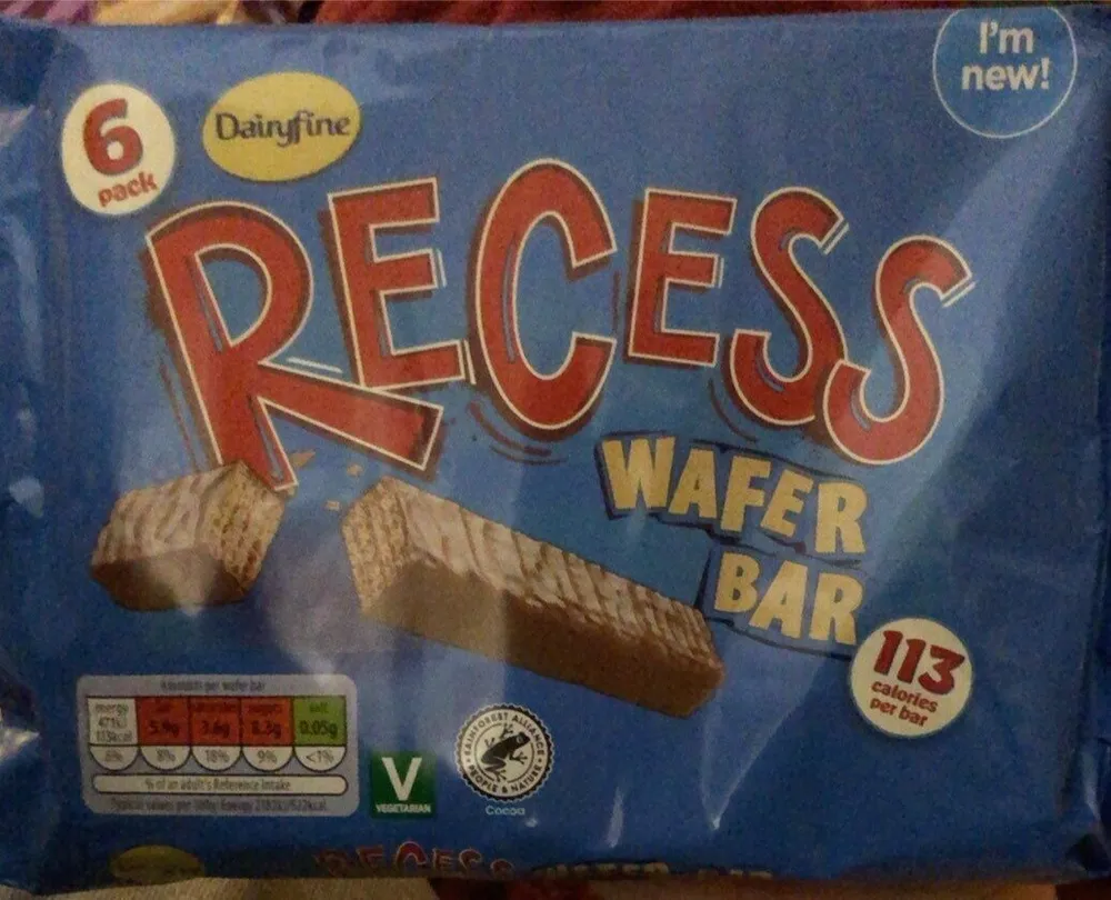 Recess wafer bar