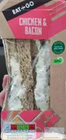 Eat go chicken and bacon sandwich