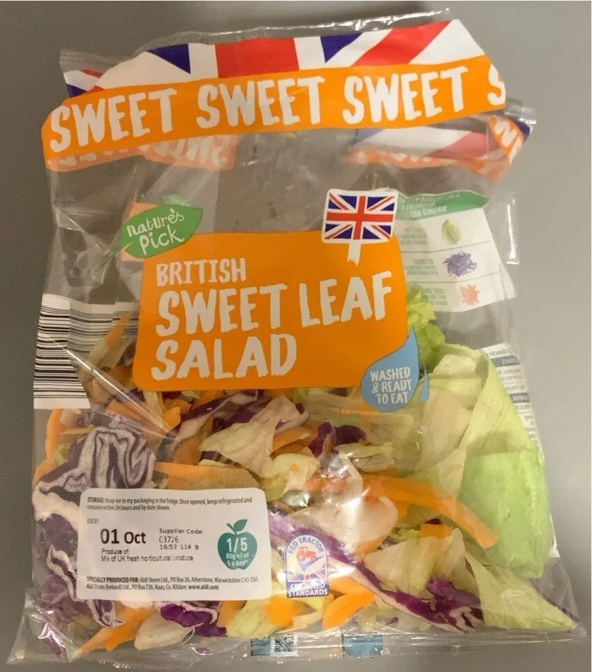 British sweet leaf salad