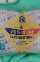 Both in one sandwich thins