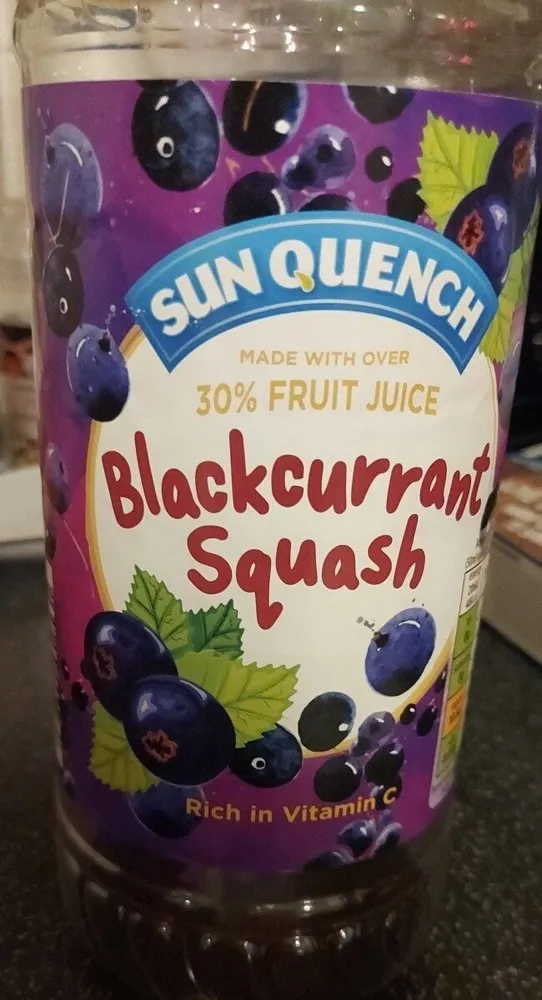 Blackcurrant squash
