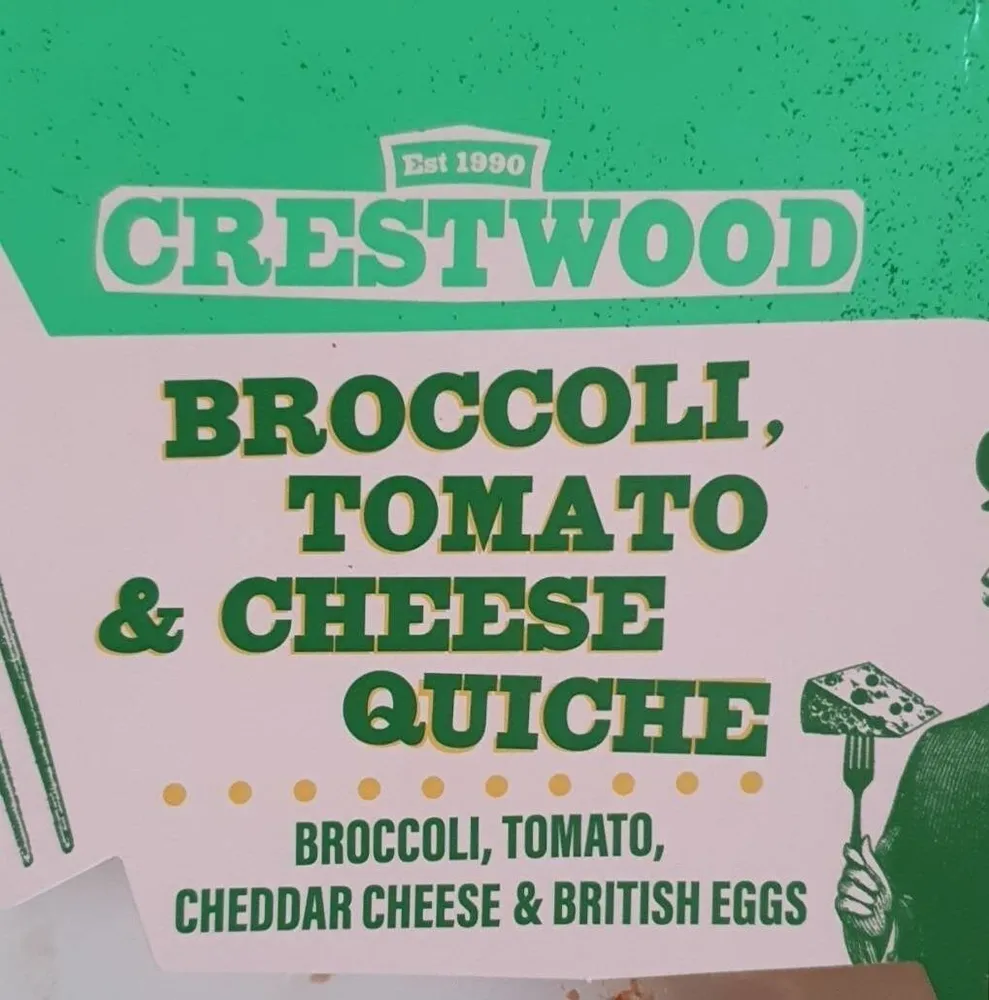 Broccoli Cheese & Tomato Quiche
