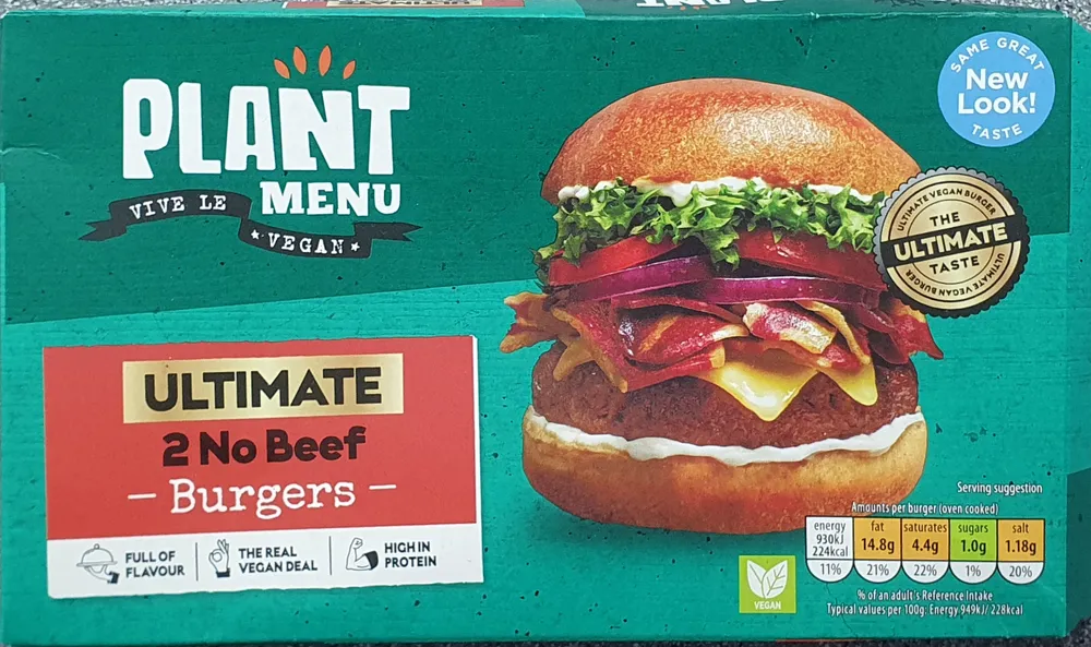 Ultimate no beef burgers